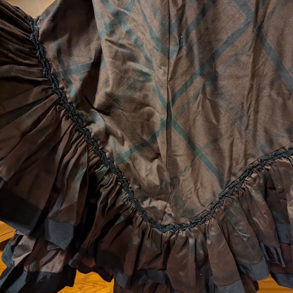 Lip Service step in time steampunk Gothic ruffle Victorian skirt - Picture 6 of 9